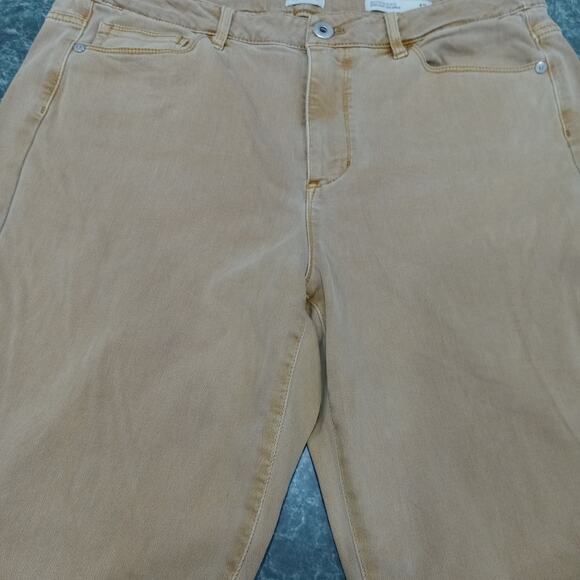 J. Jill Denim Boyfriend Straight Leg Ankle Sz 12 Waist 34” Inseam 29” Mid Rise - Picture 4 of 11